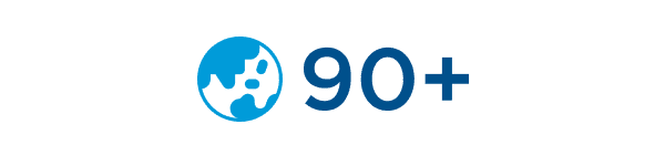 90+ стран